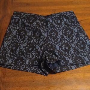 Express Black and Blue Lace Detail